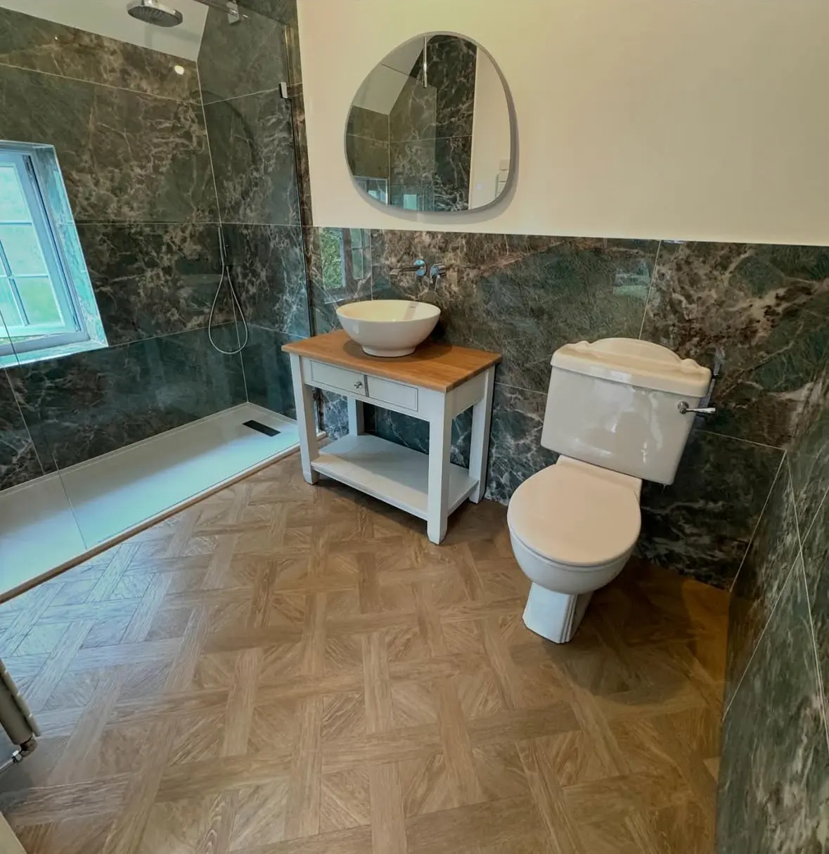 LVT Flooring Basket Weave in Period Property